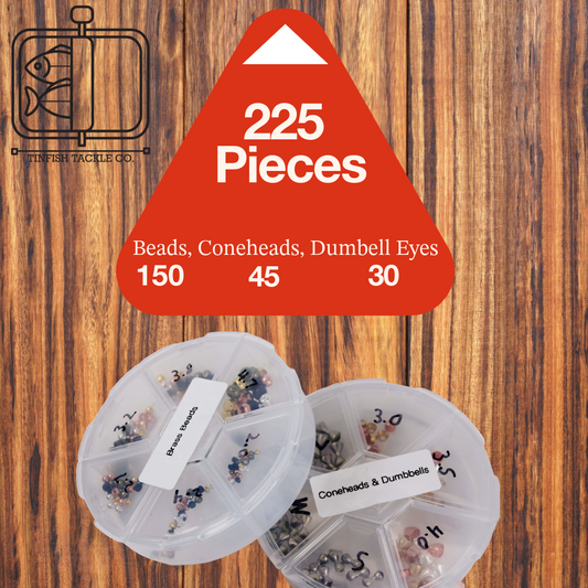 Brass Fly Tying Assortment(Common Metallic Colors)